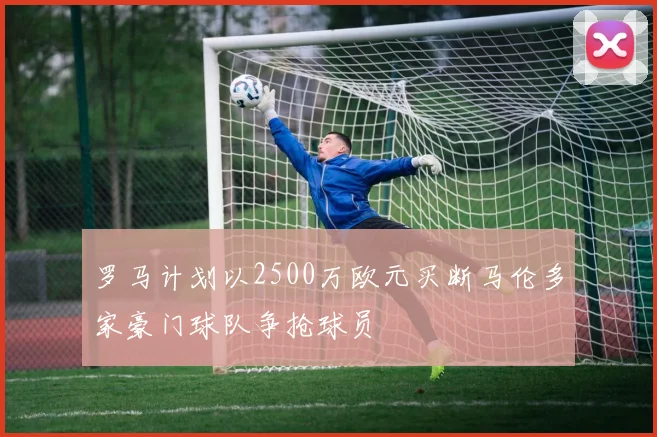 罗马计划以2500万欧元买断马伦多家豪门球队争抢球员